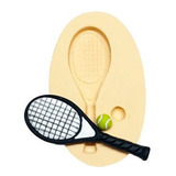 Molde De Silicone Esporte - Tenis (raquete E Bola)