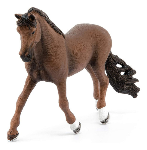 Figura De Animales Caballo Trakehner Pintado A Mano 