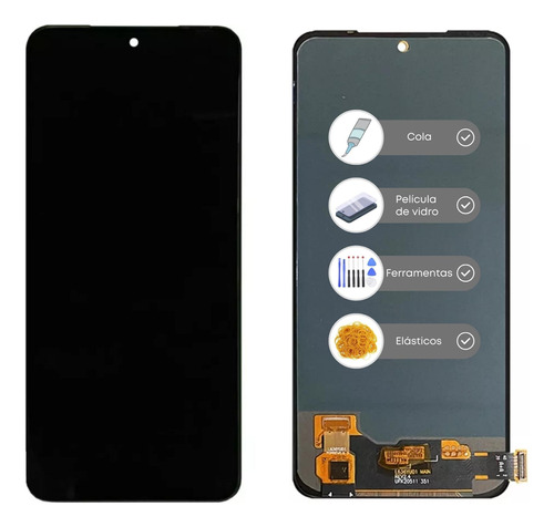 Frontal Tela Display Touch Para Redmi Note 10 4g + Brindes