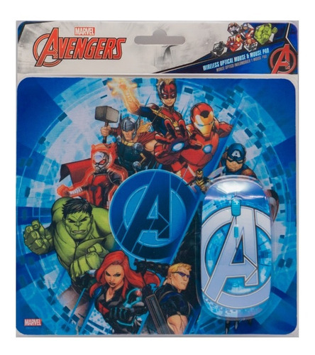 Mouse Óptico Marvel Inalámbrico Avengers