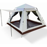 215×215cm 3-6 Personas Tienda Campaña Casa Camping Acampar