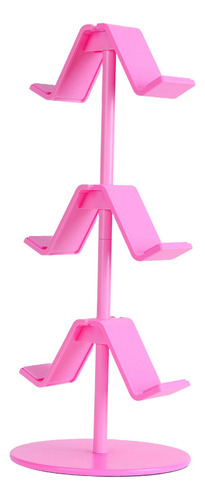 Soporte Para Controlador De Juego, Colgador 3 Niveles Rosa