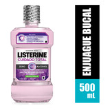 Listerine Cuidado Total Zero Alcohol Frasco Con 500 Ml