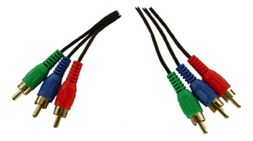 Cable 3 Rca Rojo Verde Azul Video Compuesto 1.80mts