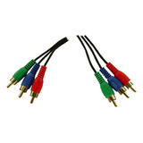 Cable 3 Rca Rojo Verde Azul Video Compuesto 1.80mts