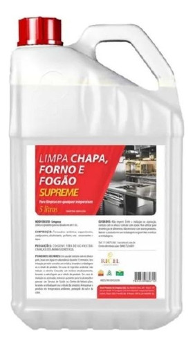 Limpa Chapa, Forno E Fogão Supreme 5l