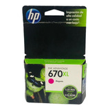 Cartucho Original Hp 670xl Magenta Cz119al 