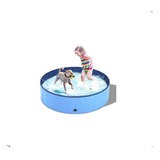 Piscina Plegable Redonda Mascotas Niños 120x30cm Doggyland