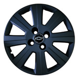 Taza Rodado 15 Chevrolet Agile Prisma Onix Pulgada Negra X1