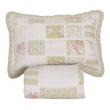 Cubrecama 1 Plaza Twin Cover Verano Patchwork Brenda Vip