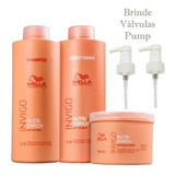 Kit Wella Enrich 3x1 Sh 1l+cond 1l+mask 500 +válvula Pump