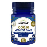 Coq10 + Ômega 3-6-9 1200mg 60caps Sunfood Clinical