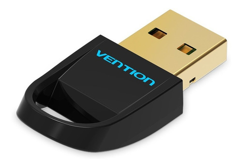 Adaptador Emisor Receptor Bluetooth 4.0 Usb Dongle Vention Color Negro