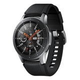 Samsung Galaxy Watch (bluetooth) 1.3  Caja 46mm De  Acero Inoxidable Silver, Malla  Negra De  Silicona Sm-r800