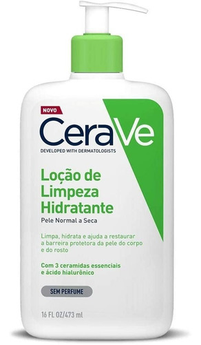 Cerave Limpeza Hidratante Loção Dispensador 473 Ml 