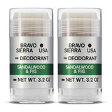 Bravo Sierra, Desodorante Natural Sin Aluminio Para Hombre,