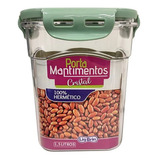 Porta Mantimento Pote Hermético 1,5l Tampa De Cores Sortidas