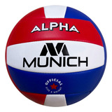 Pelota De Voley Munich Alpha - Costura Maquina Training Ball