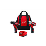 Milwaukee M12 Drill/impact - Taladro Atornillador Combo Kit