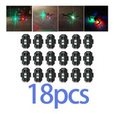 18 Uds Para Motocicleta Drone Mini Luz Estroboscópica Led