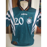 Camisa Da Alemanha Oficial Eurocopa Euro 1996 #20 Bierhoff