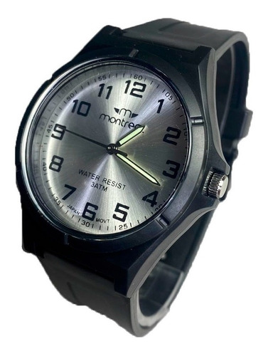 Reloj Montreal Hombre Mp001 Sumergible 30 Mts C/ Estuche