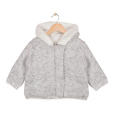 Chaqueta Bebe Niña Gris Pillin