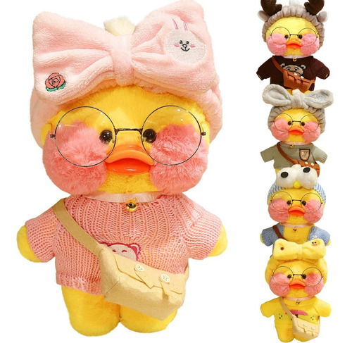 Patito De Peluche Juguete Con Complementos De Vestir 30cm