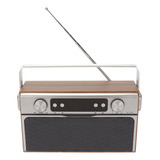 Altavoz Bluetooth Retro, Radio Fm Portátil Vintage Con Sonid