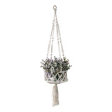 Colgadores De Macramé Para Plantas, Largo X Alto 30x80cm