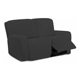 Funda Elastica Microfibra Sofa Reclinable 2 Cuerpos 6 Piezas