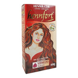  Tinta Henna Rena Para Cabelo Hennfort Em Creme Vermelho 60g