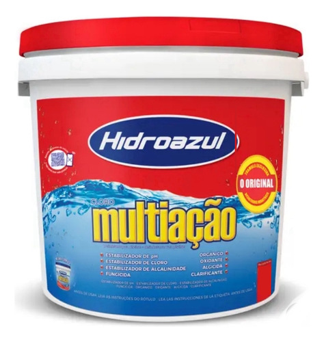 Kit Cloro Multi Ação Hidroazul | 45% - 8 Em 1