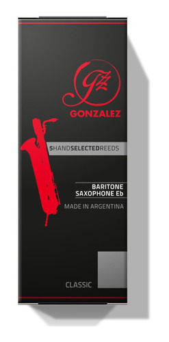 Cañas Saxofón Barítono - Gonzalez Reeds - Classic