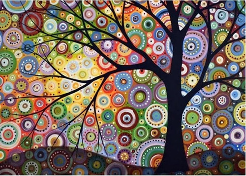 Pintura X Números Arbol De La Vida & Lienzo Pinta Tu Cuadro