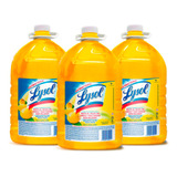 Lysol Desinfectante Para Pisos Limón 3 - L a $30600