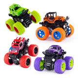 Vehículos De Juguet Monster Truck Paquete De 4autos Carr [u]