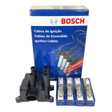 Kit Cables Bujias + Bobina Ford Ecosport 1.6 8v Zetec Rocam