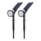 Luces Solares, 10 Focos Solares Led Para Exteriores, Fo...