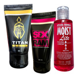 Gel Lubricante Retardante Titan Gold + Excitante + Frutilla