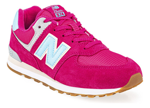 Zapatillas New Balance 574 Niña Fucsia 2 Solo Deportes