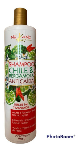 Max Shampoo Nekane Chile & Bergamota Anticaída 960 Ml