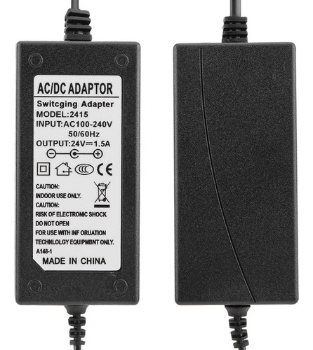 Dc 24v 1.5a Fuente De Alimentación Adaptador Cargador Trans