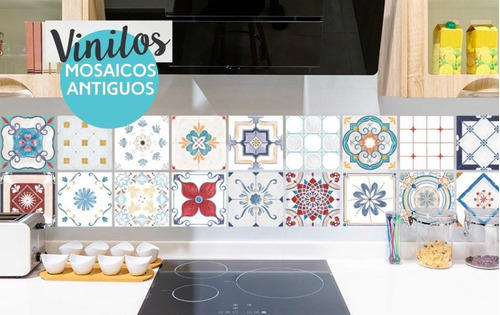 Vinilo Decorativo Para Azulejos Venecitas 20x20 X 80 Unid