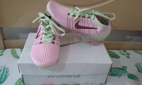 Tenis Nike Vapormax 3.0 Rosa/verde/marrom Nº37 Original!!