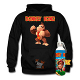 Poleron + Botella, Donkey Kong, Mario Bros, Videojuego, Fans, Xxxl / The King Store
