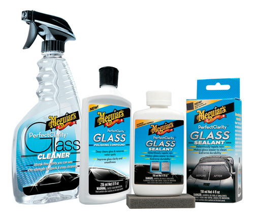 Kit Limpieza Completa De Cristales 3 Pzas Meguiars + Regalo