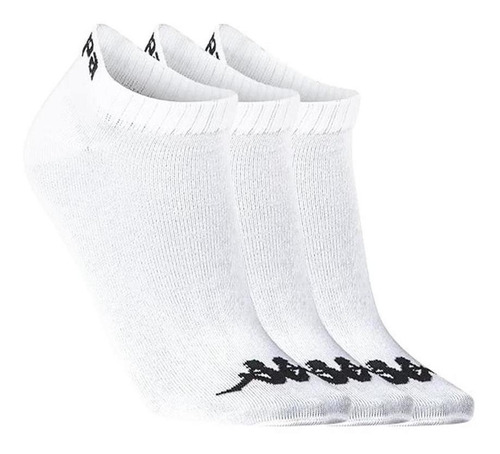 Kappa Pack Medias X3 - Low Socks Wht