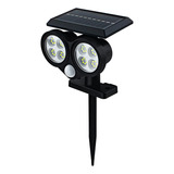 Luz Solares Led Exterior Jardín Impermeable Detector Rondon