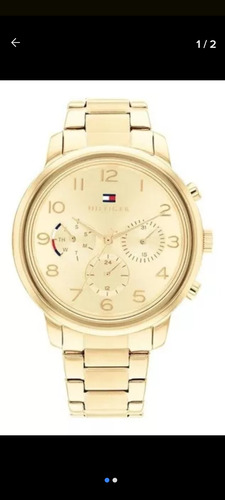 Reloj Tommy Hilfiger Para Mujer De Acero Dorado 1782525 Ss